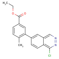 1011460-67-5 ethyl 3-(1-chlorophthalazin-6-yl)-4-methylbenzoate chemical structure