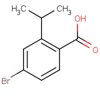 741698-83-9 4-bromo-2-propan-2-ylbenzoic acid chemical structure
