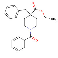 136080-22-3 ethyl 1-benzoyl-4-benzylpiperidine-4-carboxylate chemical structure
