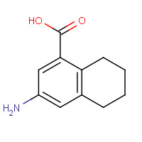 62854-68-6 3-amino-5,6,7,8-tetrahydronaphthalene-1-carboxylic acid chemical structure