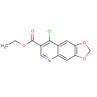 26893-17-4 ethyl 8-chloro-[1,3]dioxolo[4,5-g]quinoline-7-carboxylate chemical structure