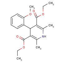 42972-42-9 diethyl 4-(2-methoxyphenyl)-2,6-dimethyl-1,4-dihydropyridine-3,5-dicarboxylate chemical structure