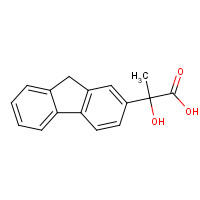 37414-56-5 2-(9H-fluoren-2-yl)-2-hydroxypropanoic acid chemical structure