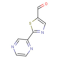 1250594-09-2 2-pyrazin-2-yl-1,3-thiazole-5-carbaldehyde chemical structure