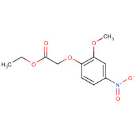 99856-63-0 ethyl 2-(2-methoxy-4-nitrophenoxy)acetate chemical structure