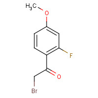 157014-35-2 2-bromo-1-(2-fluoro-4-methoxyphenyl)ethanone chemical structure