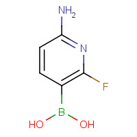 1225228-43-2 (6-amino-2-fluoropyridin-3-yl)boronic acid chemical structure