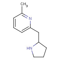 524674-47-3 2-methyl-6-(pyrrolidin-2-ylmethyl)pyridine chemical structure