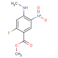 926648-20-6 methyl 2-fluoro-4-(methylamino)-5-nitrobenzoate chemical structure