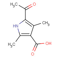 17106-15-9 5-acetyl-2,4-dimethyl-1H-pyrrole-3-carboxylic acid chemical structure