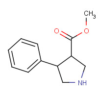 939758-05-1 methyl 4-phenylpyrrolidine-3-carboxylate chemical structure