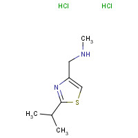 1185167-55-8 N-methyl-1-(2-propan-2-yl-1,3-thiazol-4-yl)methanamine;dihydrochloride chemical structure