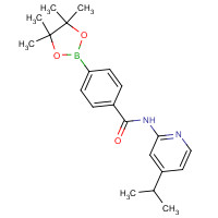 1419221-43-4 N-(4-propan-2-ylpyridin-2-yl)-4-(4,4,5,5-tetramethyl-1,3,2-dioxaborolan-2-yl)benzamide chemical structure