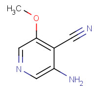 1045855-60-4 3-amino-5-methoxypyridine-4-carbonitrile chemical structure