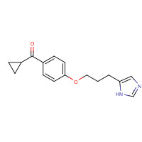 184025-18-1 cyclopropyl-[4-[3-(1H-imidazol-5-yl)propoxy]phenyl]methanone chemical structure