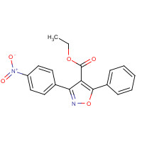 1188080-18-3 ethyl 3-(4-nitrophenyl)-5-phenyl-1,2-oxazole-4-carboxylate chemical structure