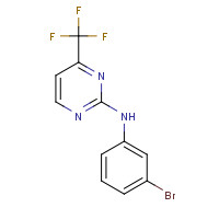 1312535-02-6 N-(3-bromophenyl)-4-(trifluoromethyl)pyrimidin-2-amine chemical structure