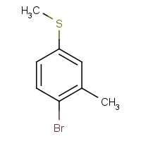 90532-02-8 1-bromo-2-methyl-4-methylsulfanylbenzene chemical structure