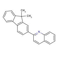 889750-37-2 2-(9,9-dimethylfluoren-2-yl)quinoline chemical structure