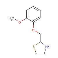 103181-68-6 2-[(2-methoxyphenoxy)methyl]-1,3-thiazolidine chemical structure