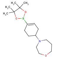 1046793-60-5 4-[4-(4,4,5,5-tetramethyl-1,3,2-dioxaborolan-2-yl)cyclohex-3-en-1-yl]-1,4-oxazepane chemical structure