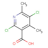 142266-66-8 2,5-dichloro-4,6-dimethylpyridine-3-carboxylic acid chemical structure
