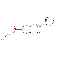 1167626-59-6 ethyl 6-(furan-2-yl)imidazo[1,2-a]pyridine-2-carboxylate chemical structure