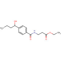 1393126-08-3 ethyl 3-[[4-(1-hydroxybutyl)benzoyl]amino]propanoate chemical structure