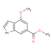 41082-79-5 methyl 4-methoxy-1H-indole-6-carboxylate chemical structure