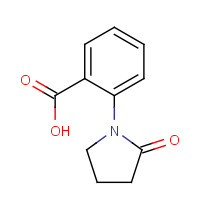 41790-73-2 2-(2-oxopyrrolidin-1-yl)benzoic acid chemical structure