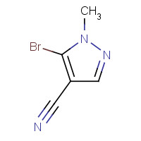 1269293-80-2 5-bromo-1-methylpyrazole-4-carbonitrile chemical structure