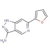 608142-07-0 6-(furan-2-yl)-1H-pyrazolo[4,3-c]pyridin-3-amine chemical structure