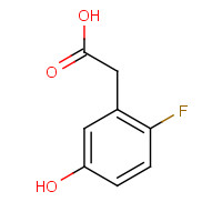 149029-89-0 2-(2-fluoro-5-hydroxyphenyl)acetic acid chemical structure