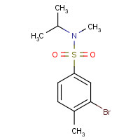 1240287-62-0 3-bromo-N,4-dimethyl-N-propan-2-ylbenzenesulfonamide chemical structure