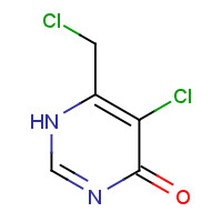 792909-14-9 5-chloro-6-(chloromethyl)-1H-pyrimidin-4-one chemical structure