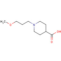 1178961-95-9 1-(3-methoxypropyl)piperidine-4-carboxylic acid chemical structure
