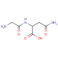 32729-21-8 4-amino-2-[(2-aminoacetyl)amino]-4-oxobutanoic acid chemical structure