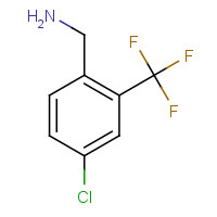 771583-81-4 [4-chloro-2-(trifluoromethyl)phenyl]methanamine chemical structure