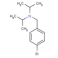 98816-61-6 N-[(4-bromophenyl)methyl]-N-propan-2-ylpropan-2-amine chemical structure