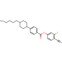92118-84-8 (4-cyano-3-fluorophenyl) 4-(4-pentylcyclohexyl)benzoate chemical structure