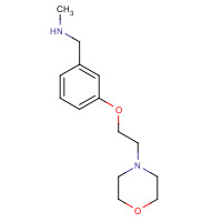 857284-10-7 N-methyl-1-[3-(2-morpholin-4-ylethoxy)phenyl]methanamine chemical structure