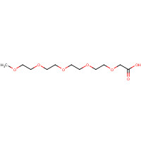 16024-66-1 2-[2-[2-[2-(2-methoxyethoxy)ethoxy]ethoxy]ethoxy]acetic acid chemical structure