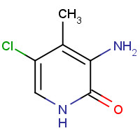 34040-81-8 3-amino-5-chloro-4-methyl-1H-pyridin-2-one chemical structure