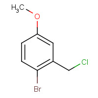 66192-25-4 1-bromo-2-(chloromethyl)-4-methoxybenzene chemical structure