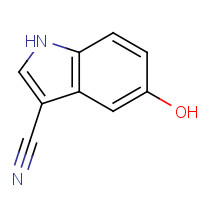 197512-21-3 5-hydroxy-1H-indole-3-carbonitrile chemical structure