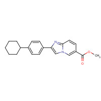 900019-66-1 methyl 2-(4-cyclohexylphenyl)imidazo[1,2-a]pyridine-6-carboxylate chemical structure