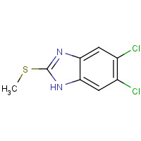 20076-54-4 5,6-dichloro-2-methylsulfanyl-1H-benzimidazole chemical structure