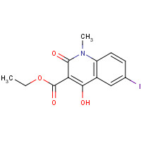 942152-78-5 ethyl 4-hydroxy-6-iodo-1-methyl-2-oxoquinoline-3-carboxylate chemical structure