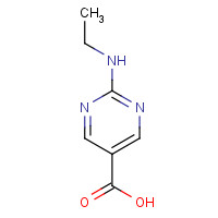 946706-58-7 2-(ethylamino)pyrimidine-5-carboxylic acid chemical structure