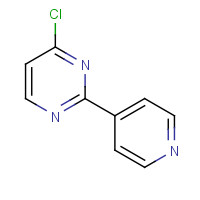 61310-55-2 4-chloro-2-pyridin-4-ylpyrimidine chemical structure